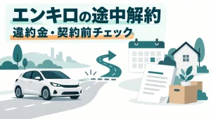 エンキロの途中解約、違約金と契約前チェックを解説する記事